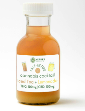 Photograph of product: Verdes - Oui'd Cocktail - CBD 1:1 Ice Tea + Lemonade - (H) - 100mg
