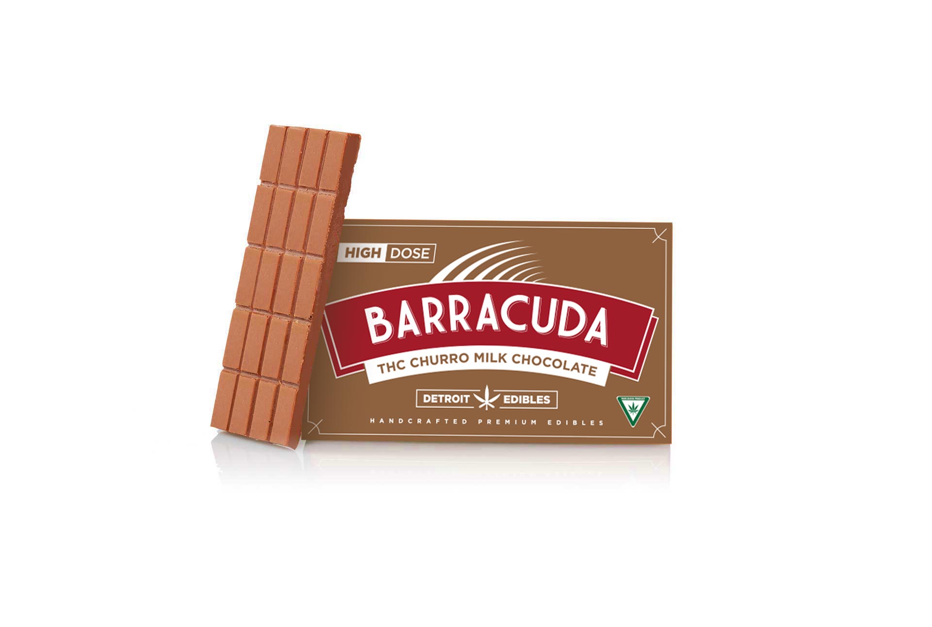 Photograph of product: Barracuda Bar | Milk Chocolate Churro | 200mg Chocolate Bar