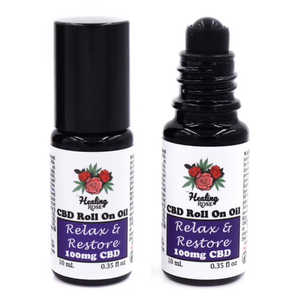 Photograph of product: Organic Relax & Restore CBG+CBD Roll On Oil (.34oz)