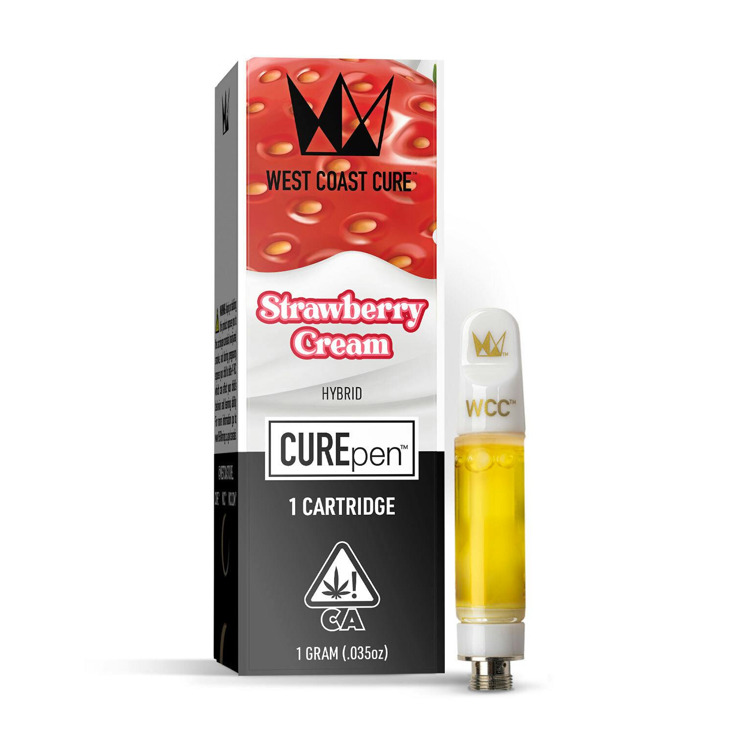 Photograph of product: West Coast Cure - Strawberry Cream (Hybrid) Cartridge