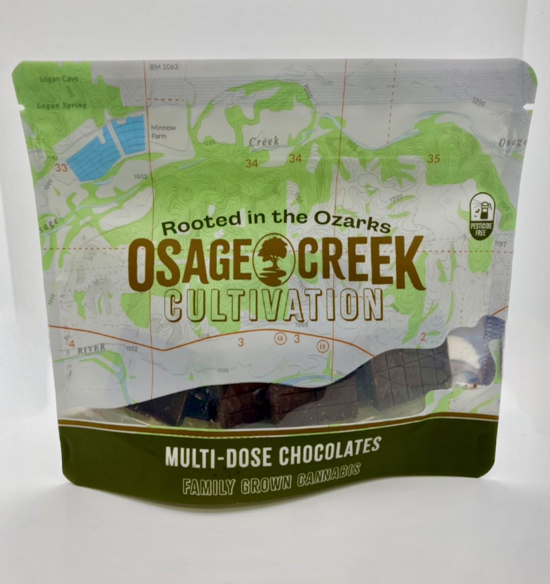 Photograph of product: Osage - Edible - Chocolate - Dark Chocolate Breakaways - Hybrid