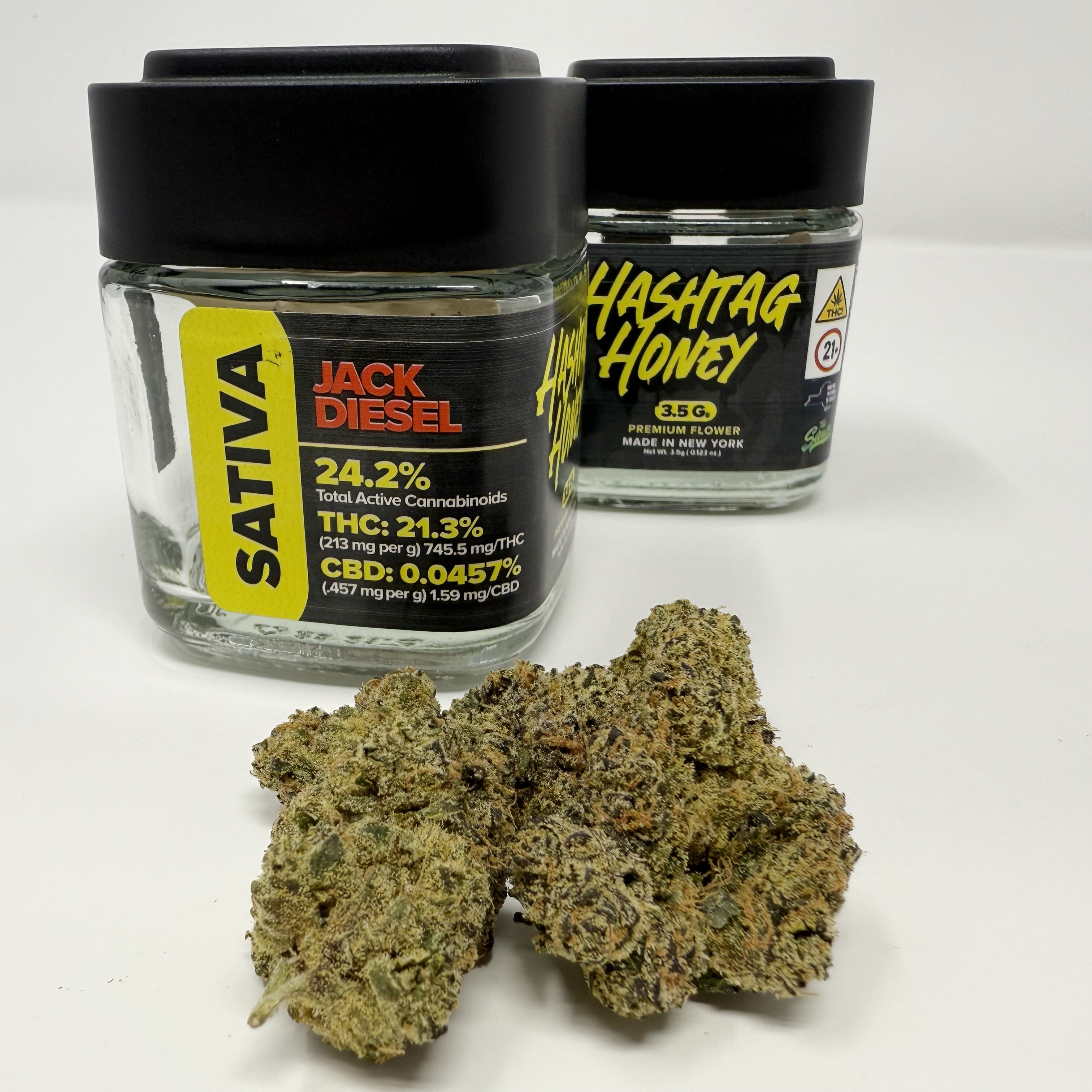 Photograph of product: au chocolattag Honey | Jack Diesel | Flower TAC 24.2% - 3.5g