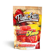 Photograph of product: Flight Bites | Strawnana Rosin Gummies 100mg