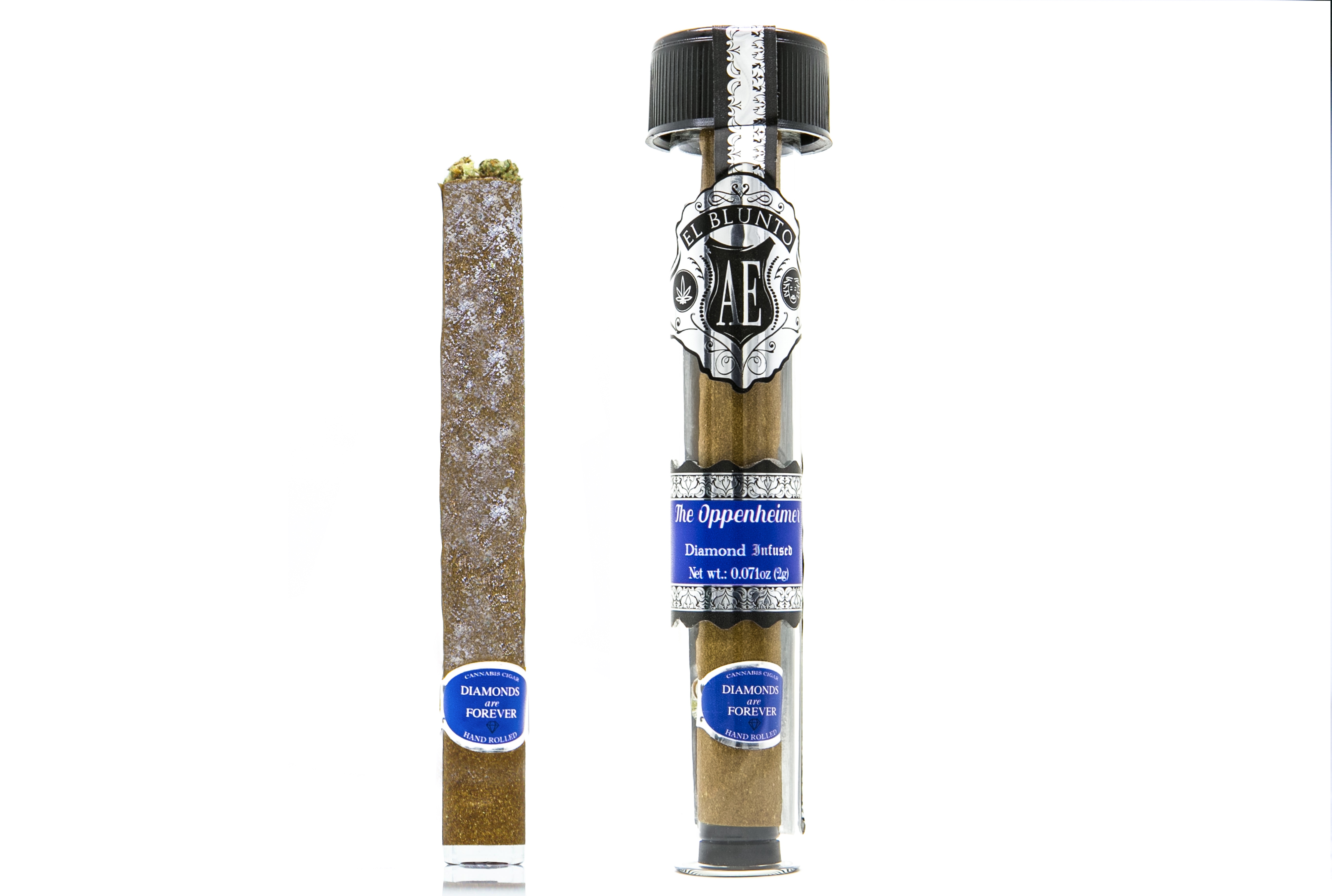 Photograph of product: The Oppenheimer Diamond Infused Blunt 0.85g