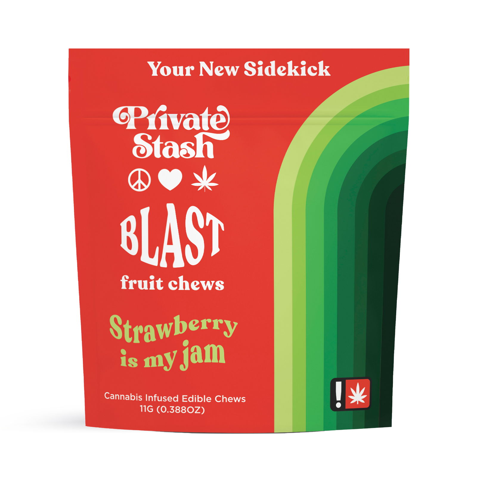 Photograph of product: Strawberry Is My Jam Fruit Chew Blast | 100mg