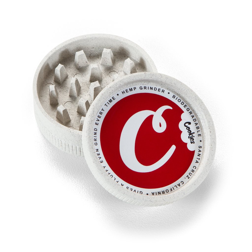 Photograph of product: Cookies X Santa Cruz Red 100% Biodegradable Hemp Grinder