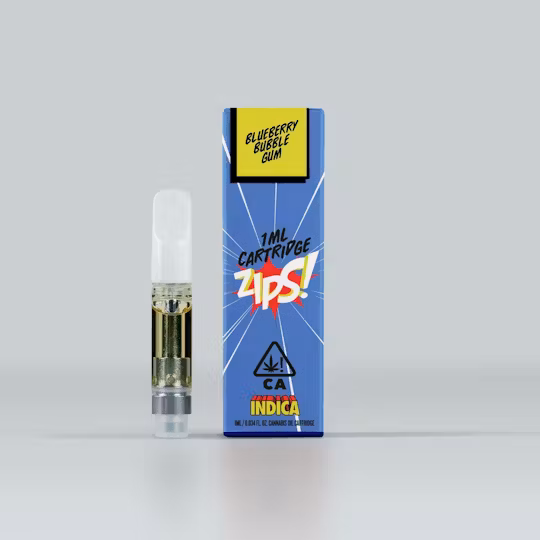 Photograph of product: Blueberry Bubble Gum [I] 510 Vape | Zips