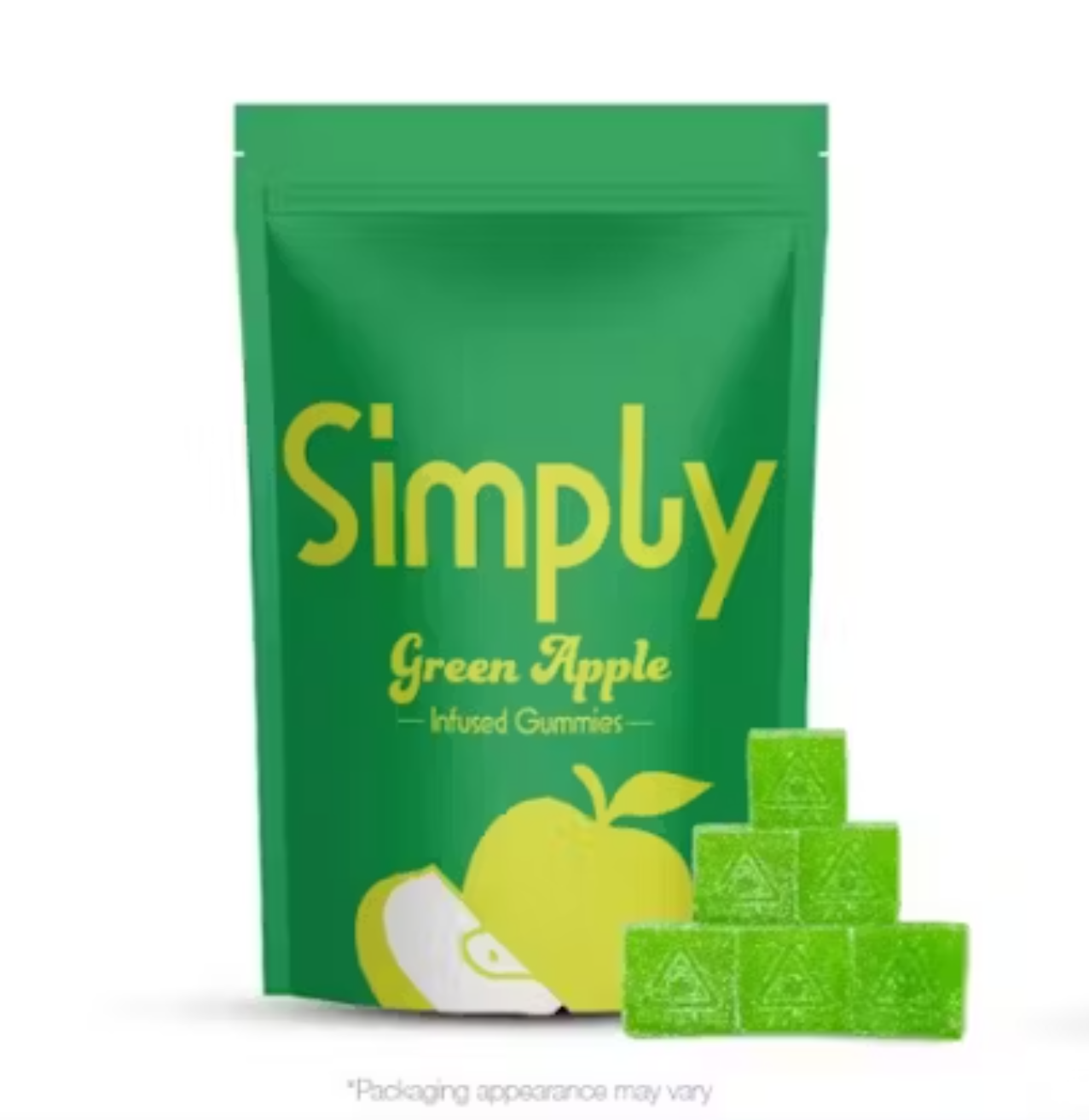 Photograph of product: Green Apple | Gummies | 100mg