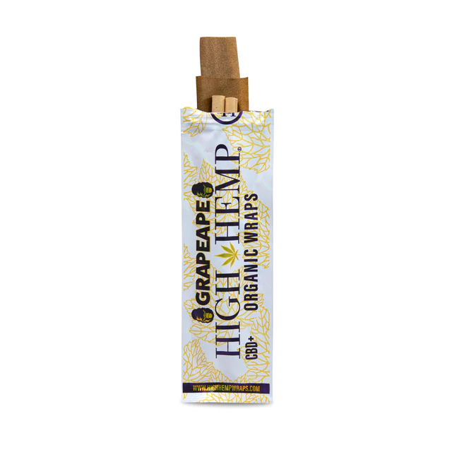 Photograph of product: High Hemp Organic GrapeApe 2pk Wraps