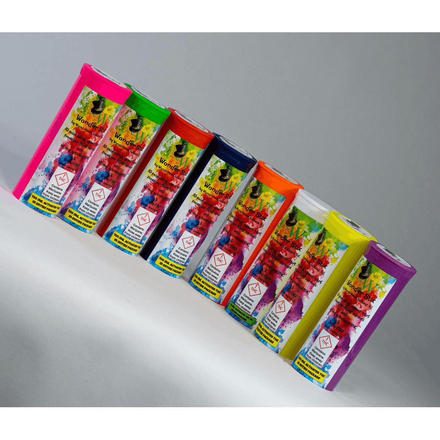 Photograph of product: WONDER STIX- 500mg RASP/LEMONADE 10pk