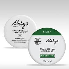 Photograph of product: Mary's Medicinals - Transdermal Compound - Relief - 1:1 CBD:TH-oui