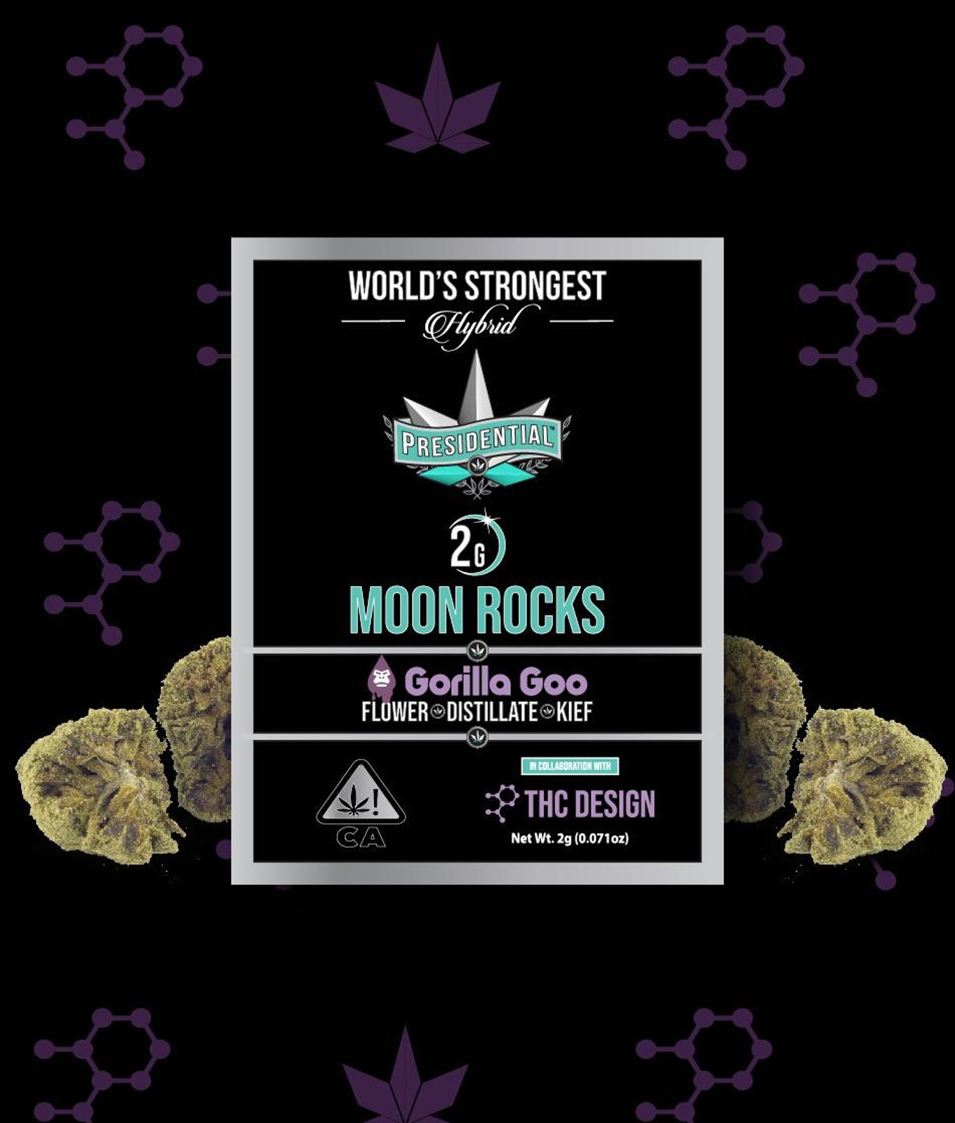 Photograph of product: Presidential x TH-oui Design - Gorilla Goo - Moon Rocks - 2g