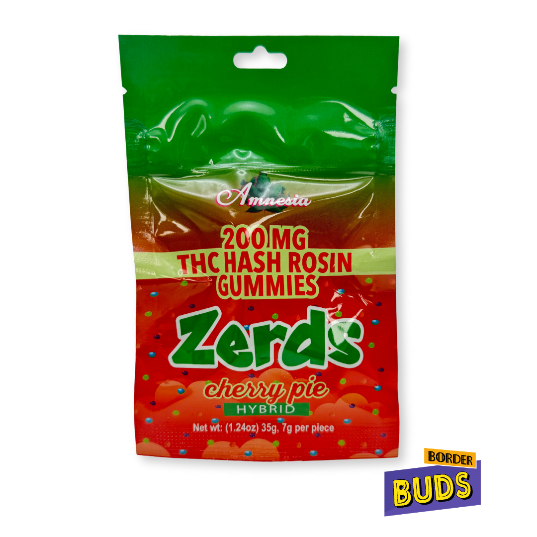 Photograph of product: Cherry Pie | Amnesia | 200mg | au chocolat Rosin Gummies
