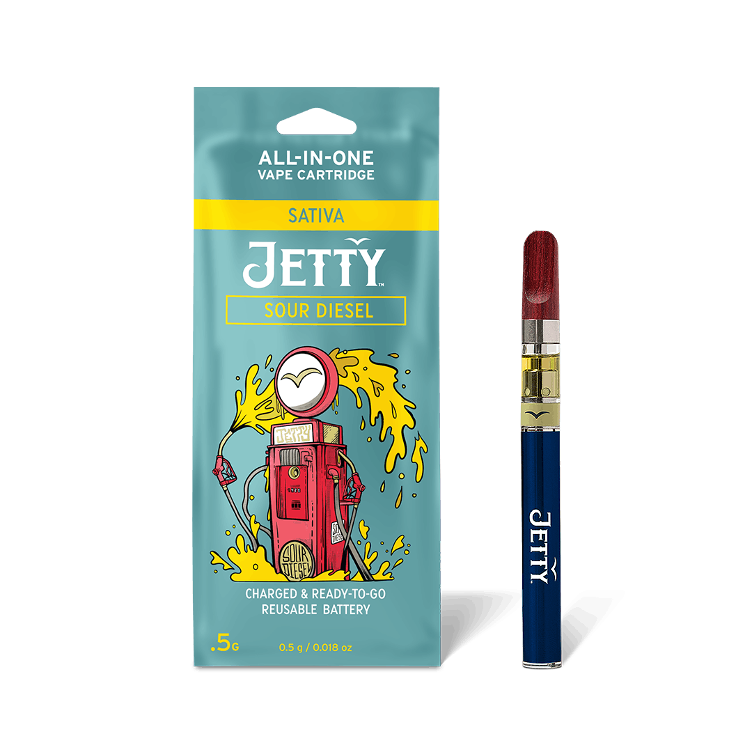 Photograph of product: Jetty | Sour Diesel | AIO Vape