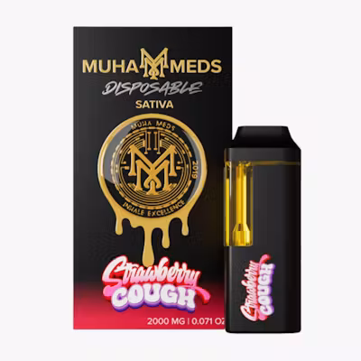 Photograph of product: REC Muha Meds - Strawberry Cough Dispo