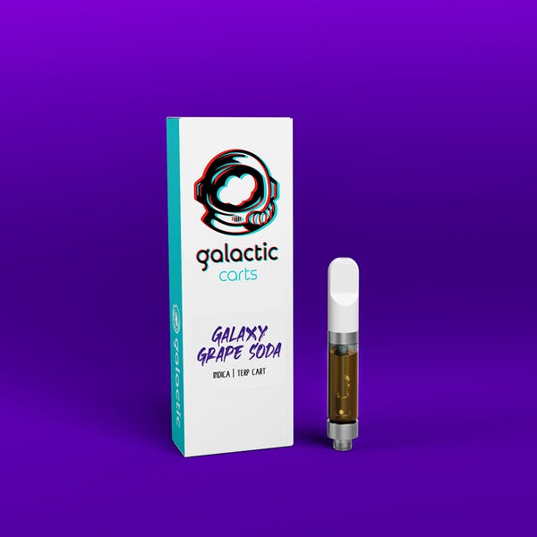 Photograph of product: Galaxy Grape Soda (I) Terp Cart 510 Vape 1g