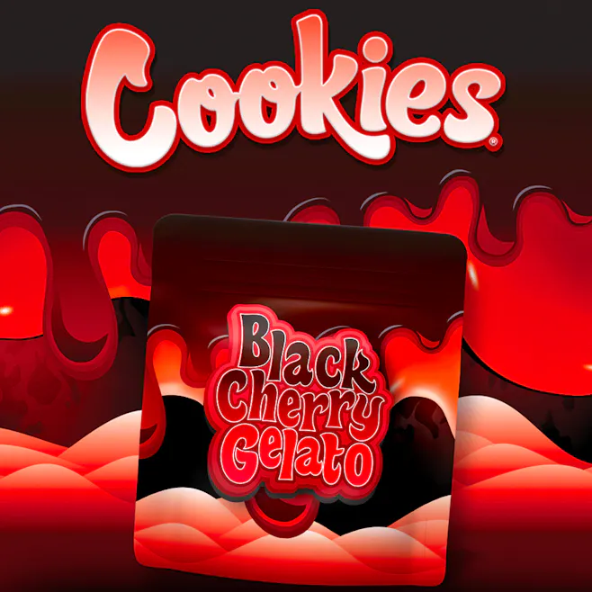 Photograph of product: Cookies: Black Cherry Gelato - 3.5g