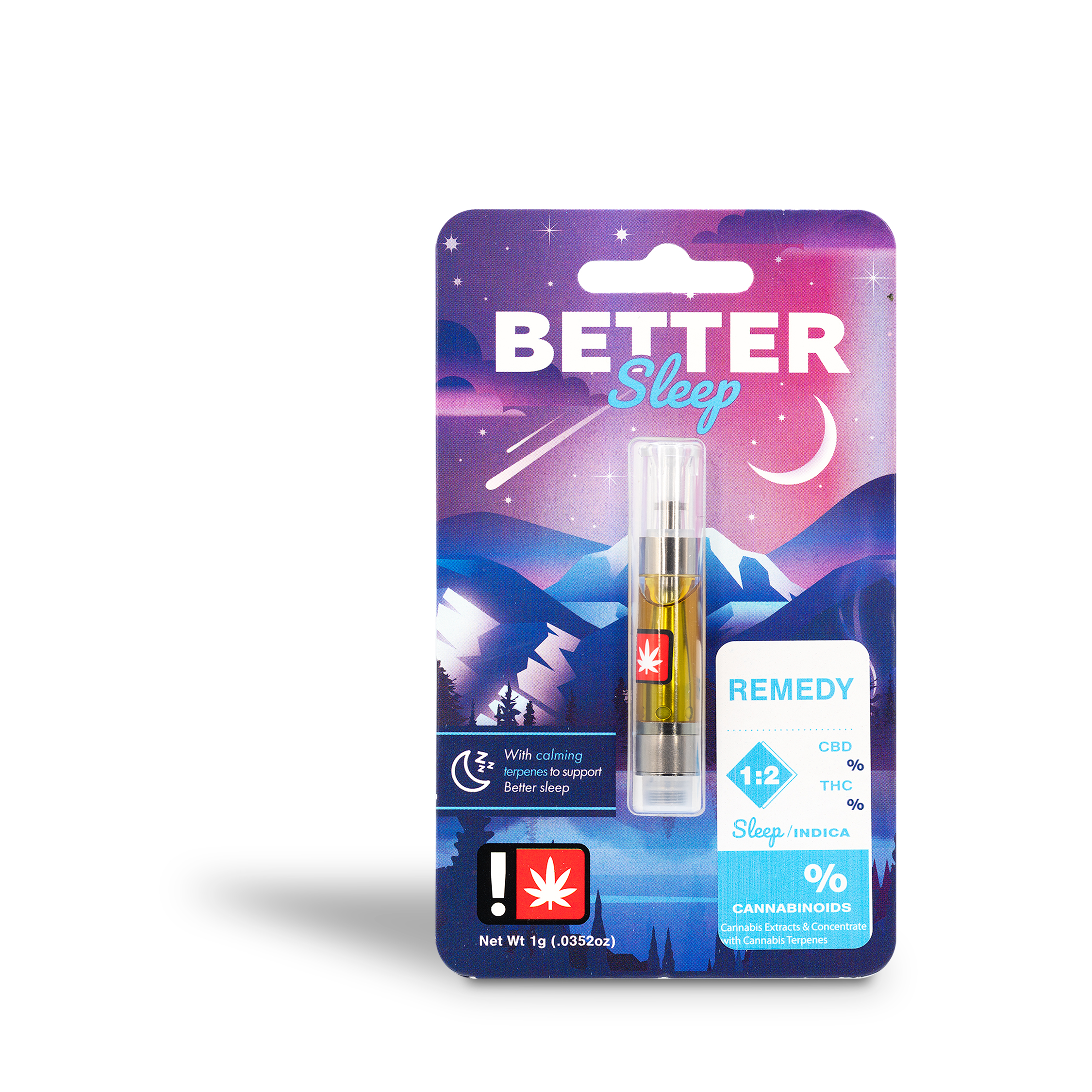 Photograph of product: Better - Remedy 1:2 CBD:TH-oui Cart