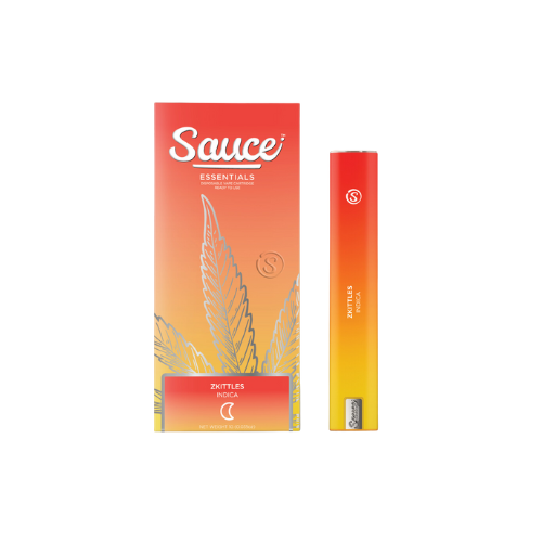 Photograph of product: Sauce Flavored All-In-One Cartridge | Oui'd | Zkittlez