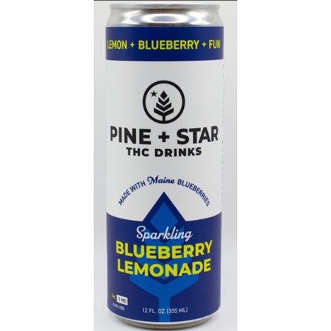Photograph of product: Pine + Star Blueberry Lemonade Infused Beverage 5mg