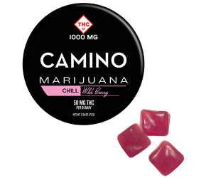 Photograph of product: CAMINO - GUMMIES - 1000MG - 20PK - WILD BERRY CHILL