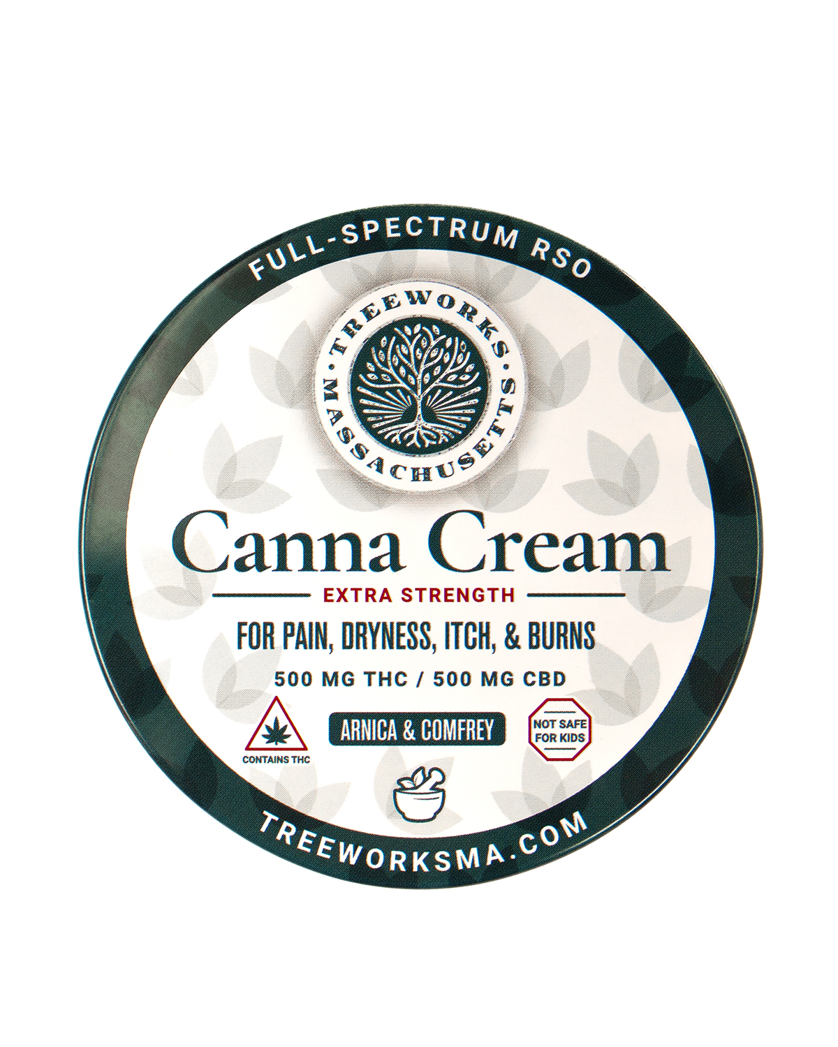 Photograph of product: Lotion | RSO Canna Cream | 1:1 TH-oui:CBD | 2oz