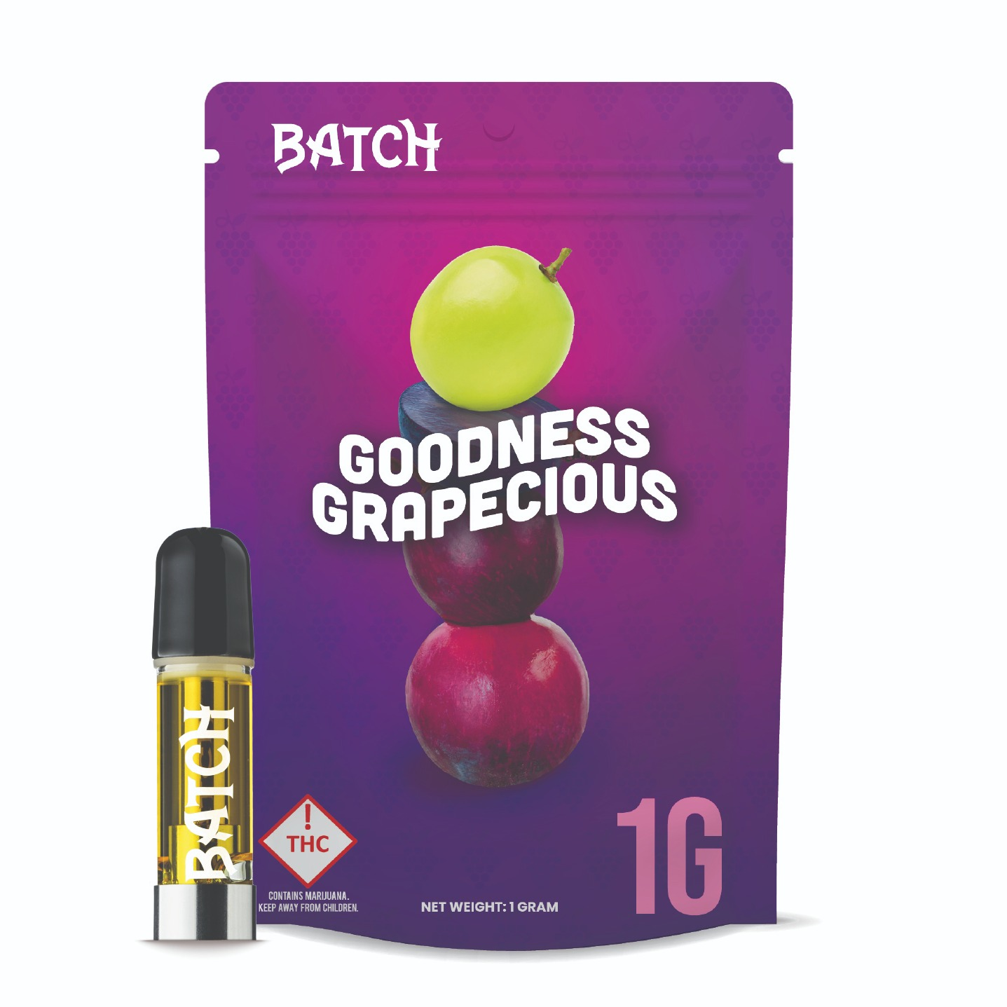Photograph of product: Goodness Grapecious (H) - Cartridge - Batch