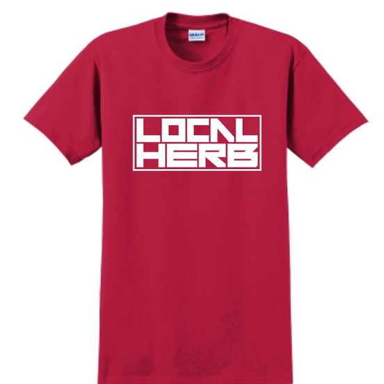 Photograph of product: Local Herb Official T Shirt Red Small - 