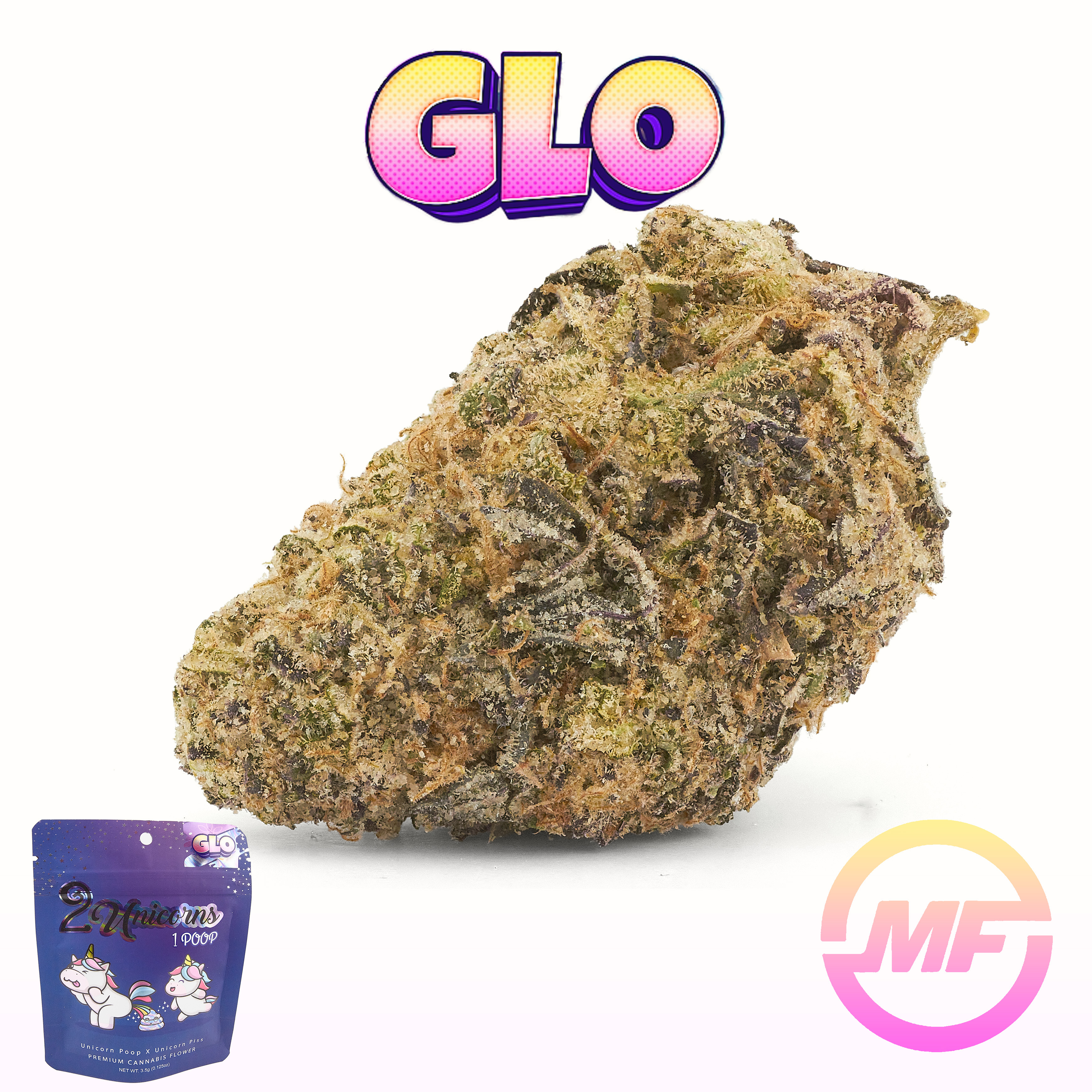 Photograph of product: Glo | Two Unicorns One Poop | 3.5g