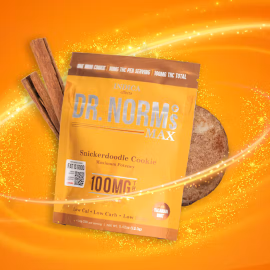 Photograph of product: Snickerdoodle I 100MG MAX Cookie I Dr. Norm's
