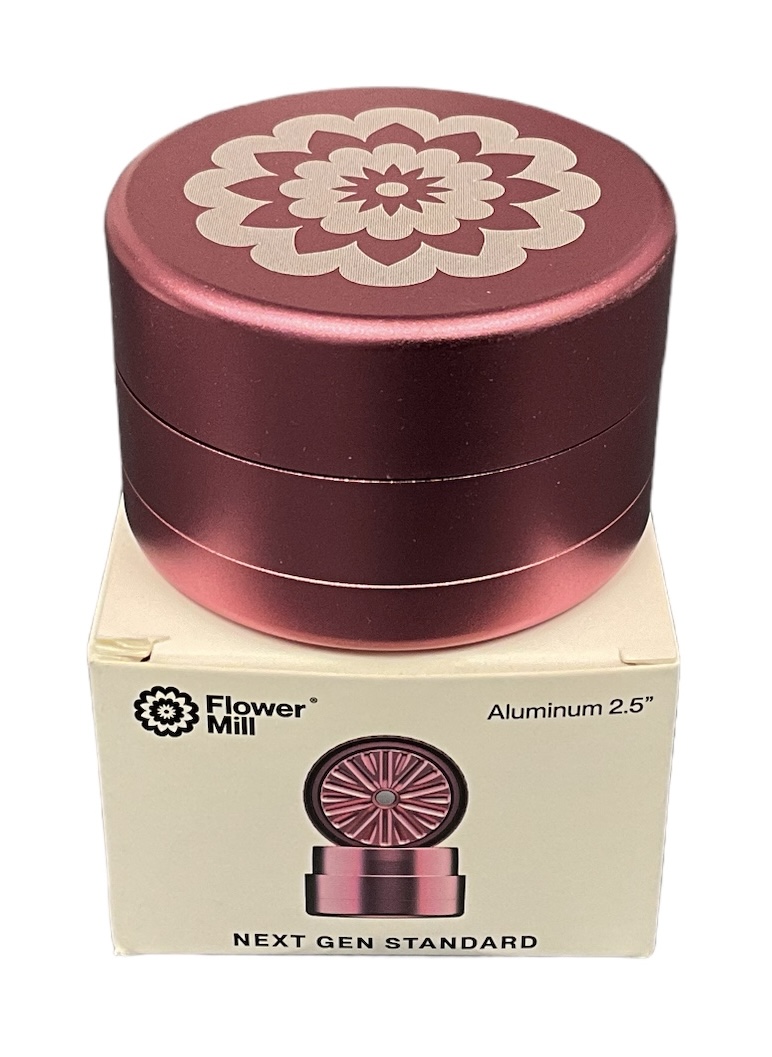 Photograph of product: Flower Mill 2.5 Grinder Pink