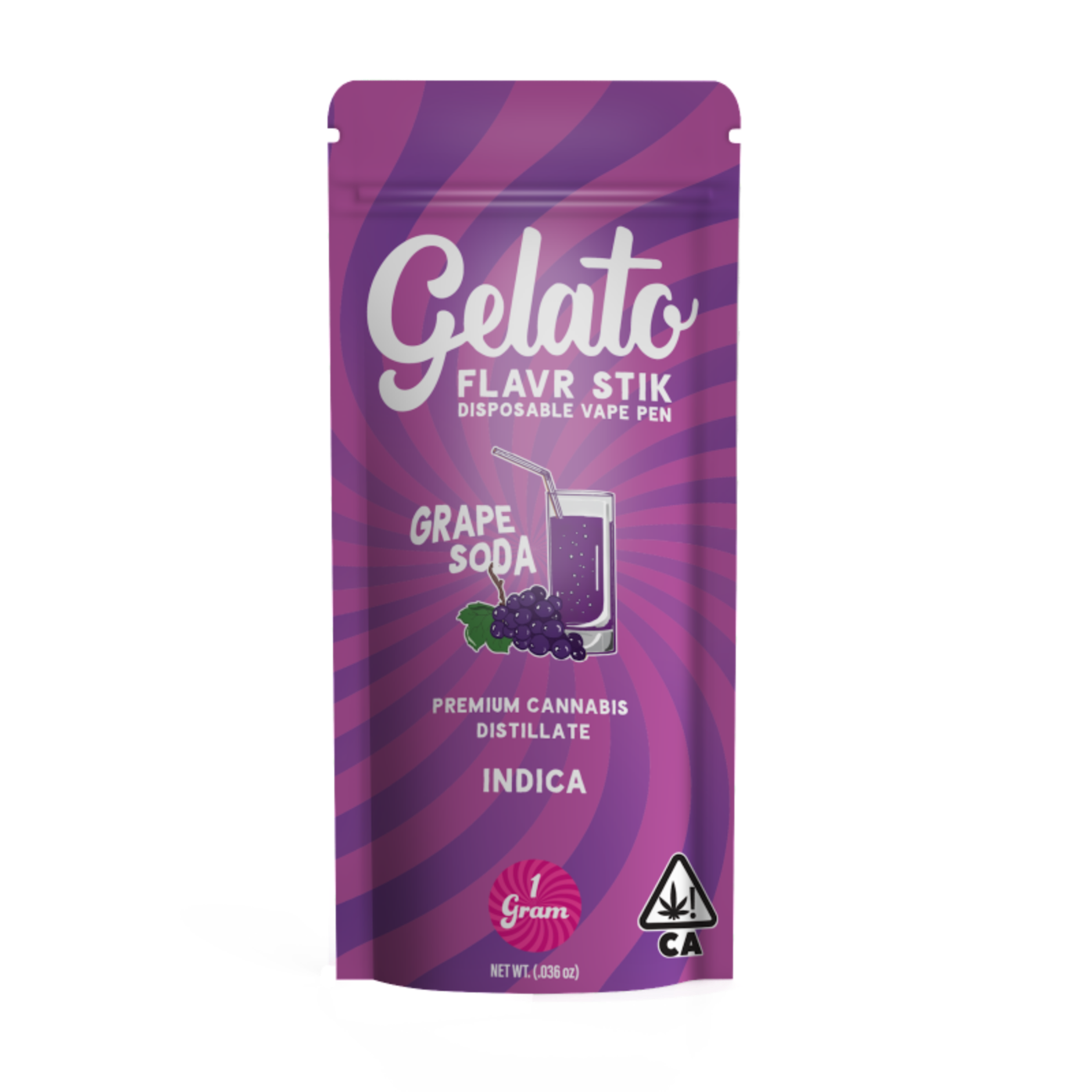 Photograph of product: Gelato | Grape Soda Disposable