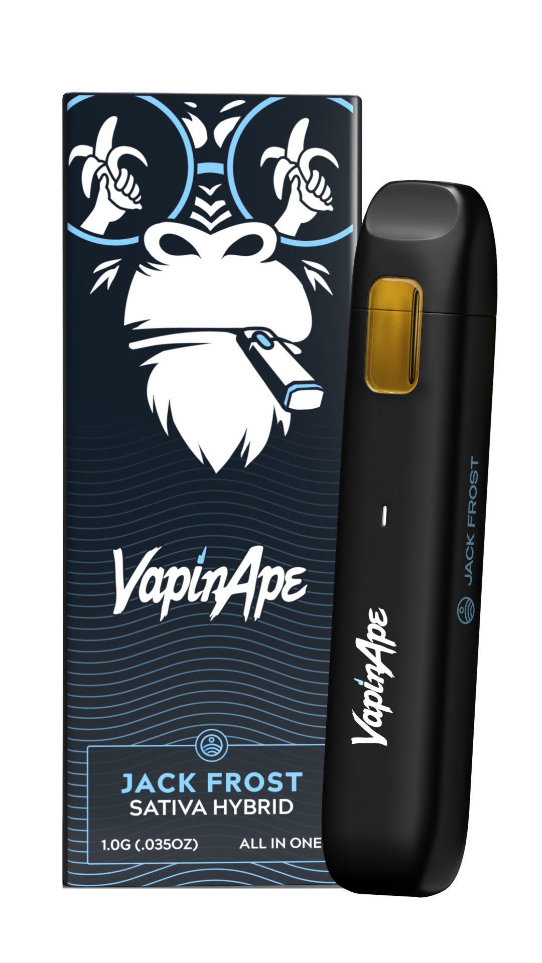 Photograph of product: Vapin Ape | Disposable Vapor Cartridge | Distillate | Jack Frost