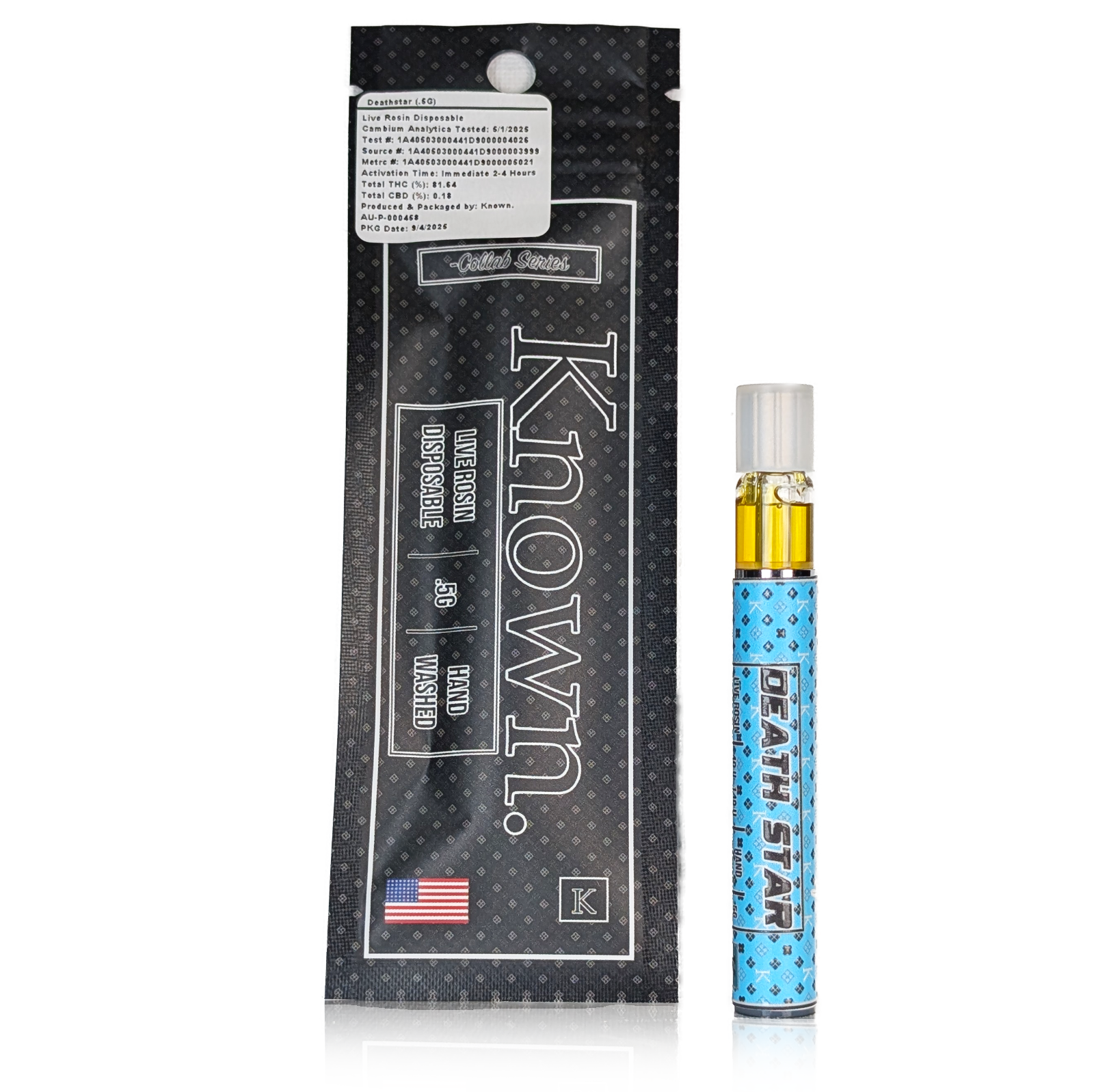 Photograph of product: DEATH STAR - au chocolat ROSIN DISPOSABLE