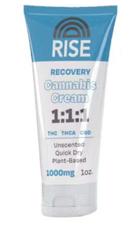 Photograph of product: RISE TOPICALS RECOVERY CREAM 3OZ