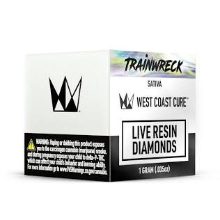 Photograph of product: CONCENTRATE (LIVE RESIN DIAMONDS) - - Oui'd - TRAINWRECK