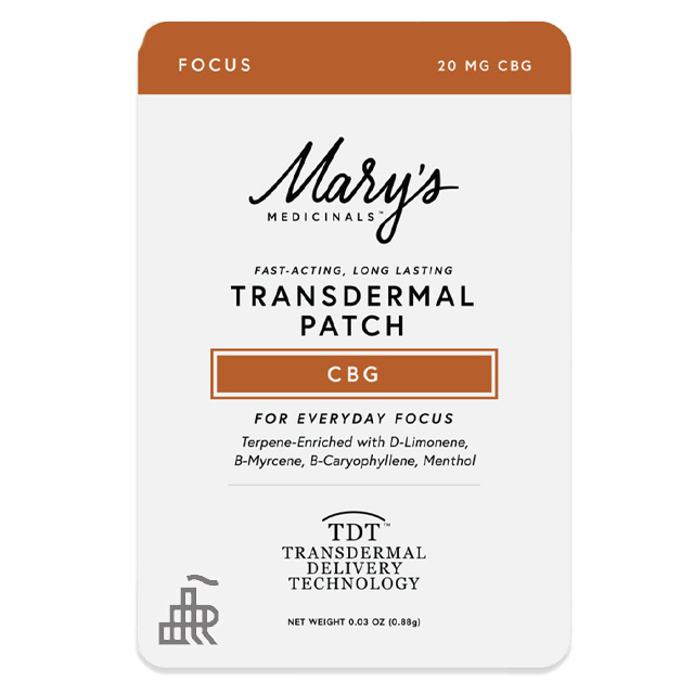 Photograph of product: Focus | 20mg Cbg | Transdermal Patch