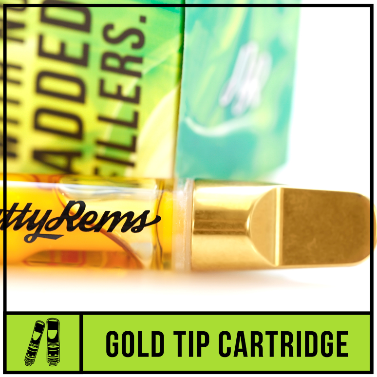 Photograph of product: Marshmallow OG (H) - Gold Tip Live Cartridge - Natty Rems