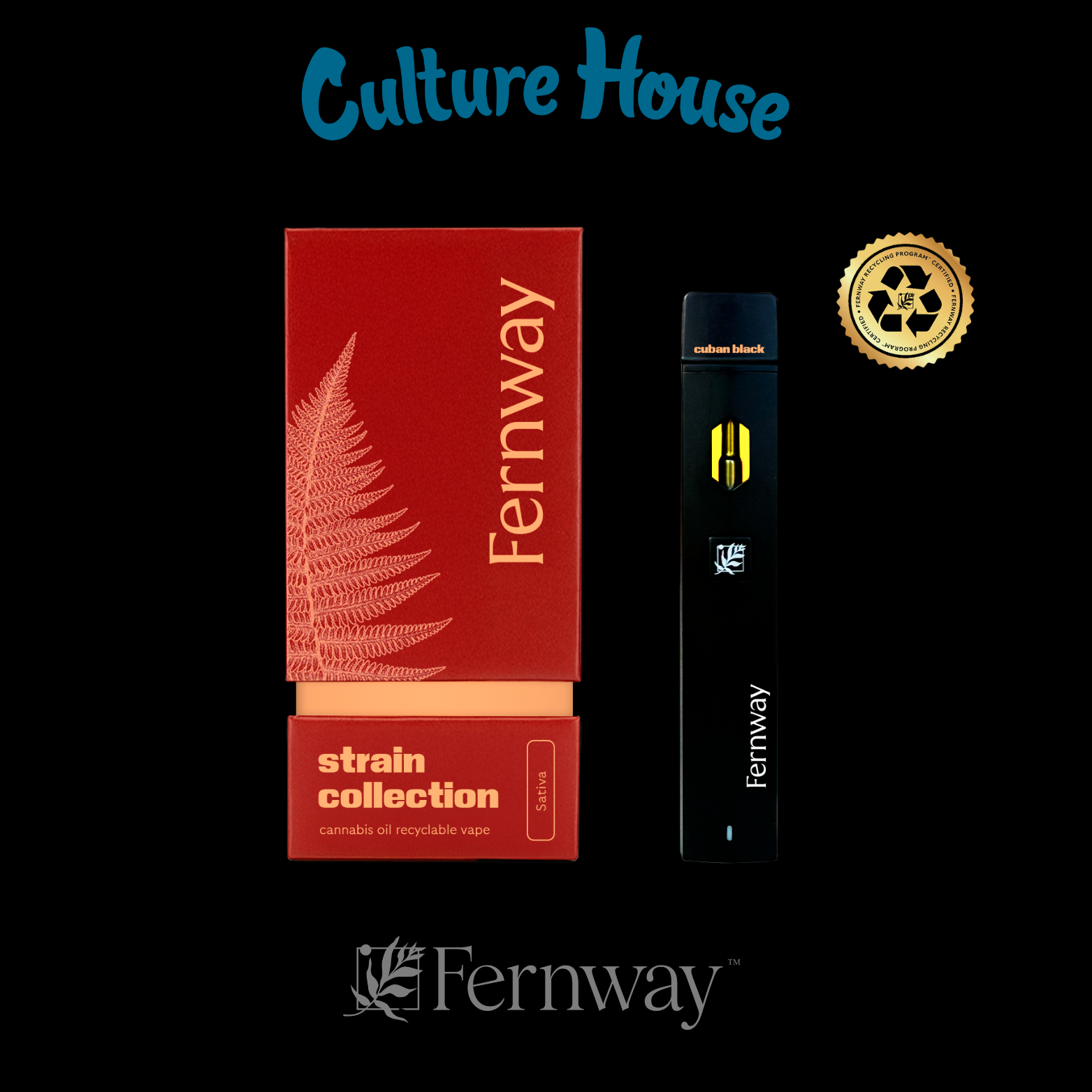 Photograph of product: Fernway | Cuban Black Haze | Disposable