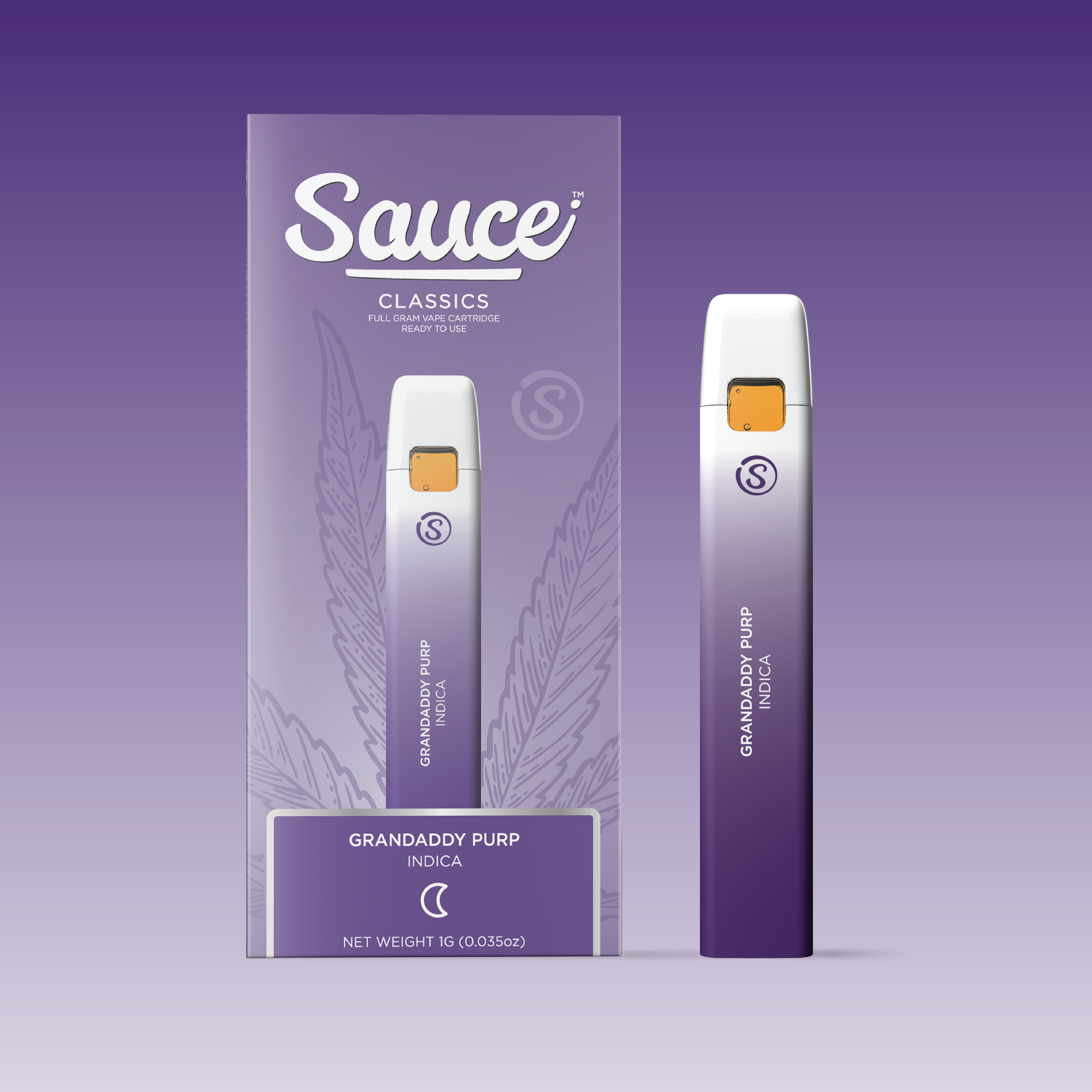 Photograph of product: Grandaddy Purp Distillate Disposable - Sauce