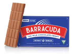 Photograph of product: 200MG BARRACUDA BAR MILK CHOCOLATE CRISPY