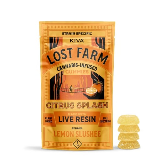 Photograph of product: Lemon Slushee x Citrus Splash 110mg -10pk