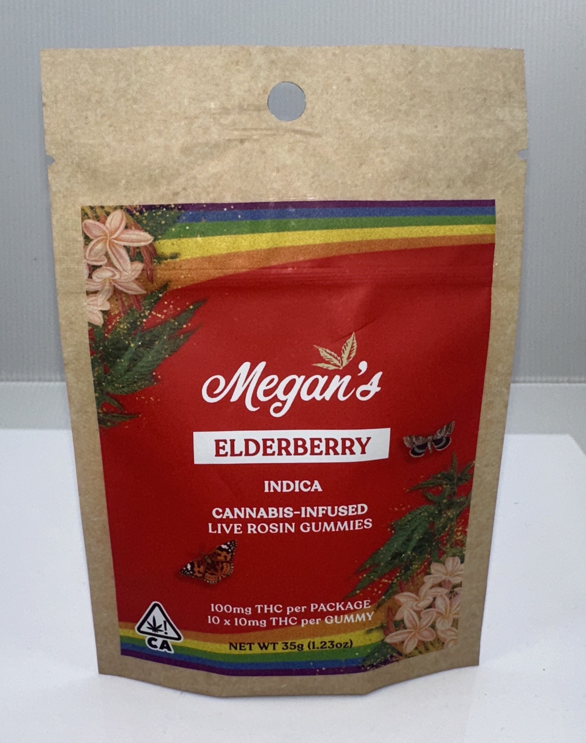 Photograph of product: Elderberry Rosin Infused Gummies Oui'd (10pk)