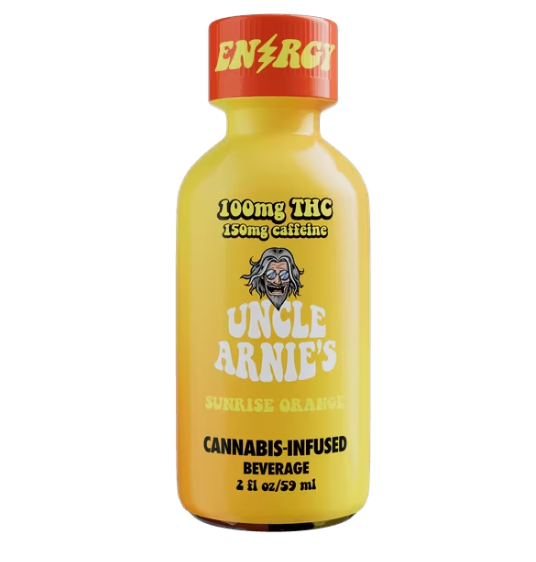 Photograph of product: Sunrise Orange 150mg Caffeine [S] | 2oz 100mg Beverage | Uncle Arnie's