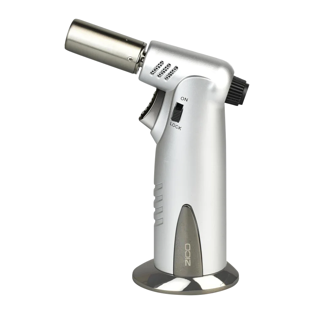 Photograph of product: ACC | Zico | MT35 Table Torch Lighter | 6.5"/Silver