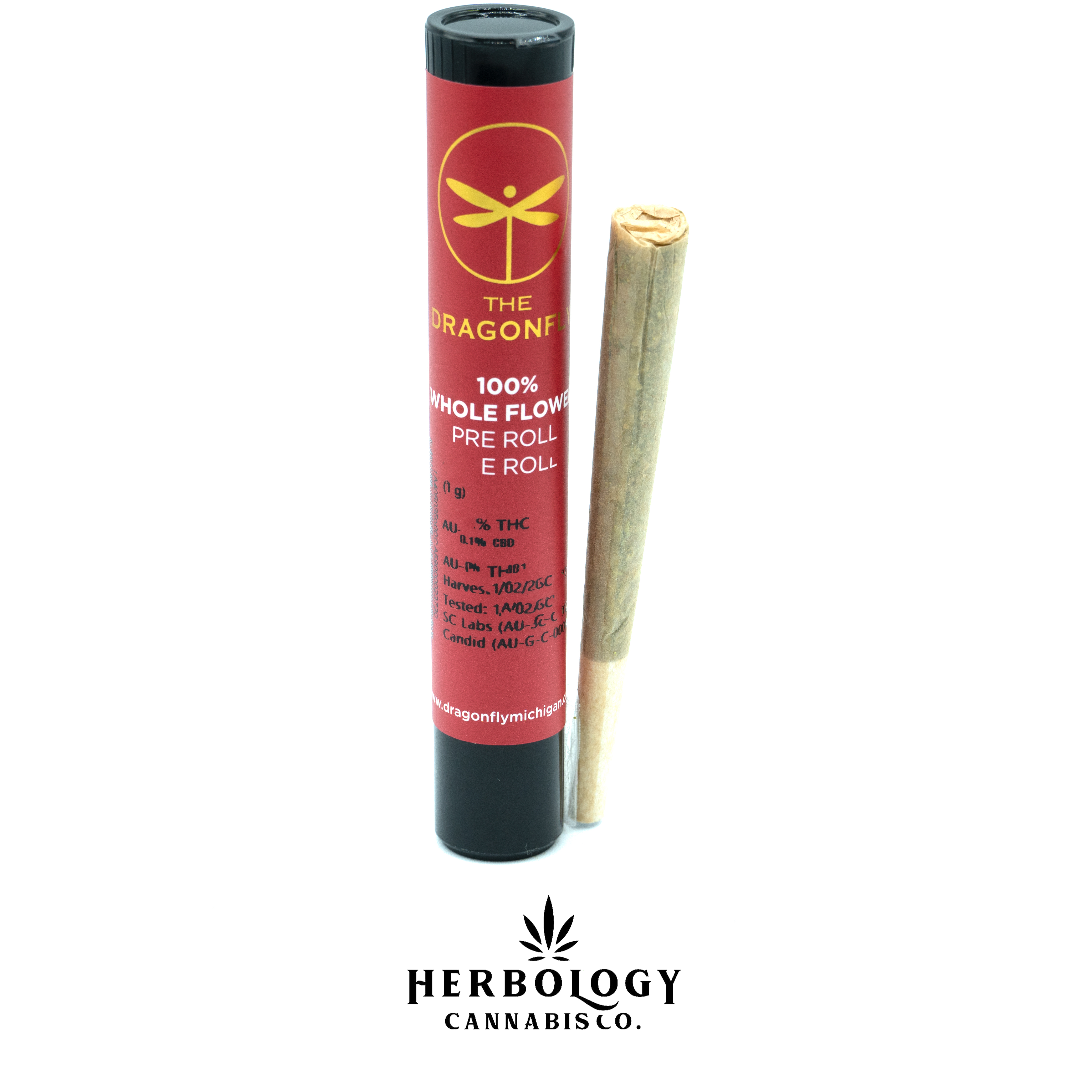 Photograph of product: Dragonfly | Pre-Roll | Afternoon Tea | 1g