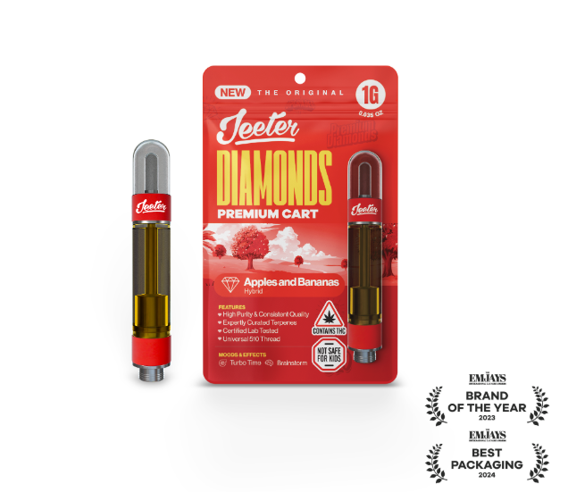 Photograph of product: Apples and Bananas Jeeter Cart 1g