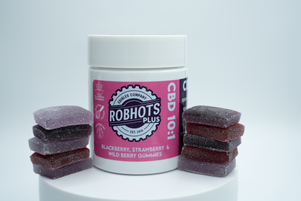 Photograph of product: ROBHOTS Plus Gummies | REC | 10:1s (CBD:TH-oui) [10 Pieces]