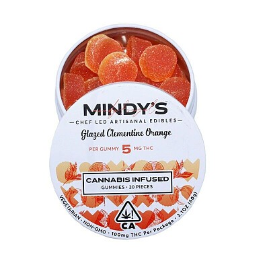 Photograph of product: Mindy's Glazed Clementine Orange Gummies 20pk