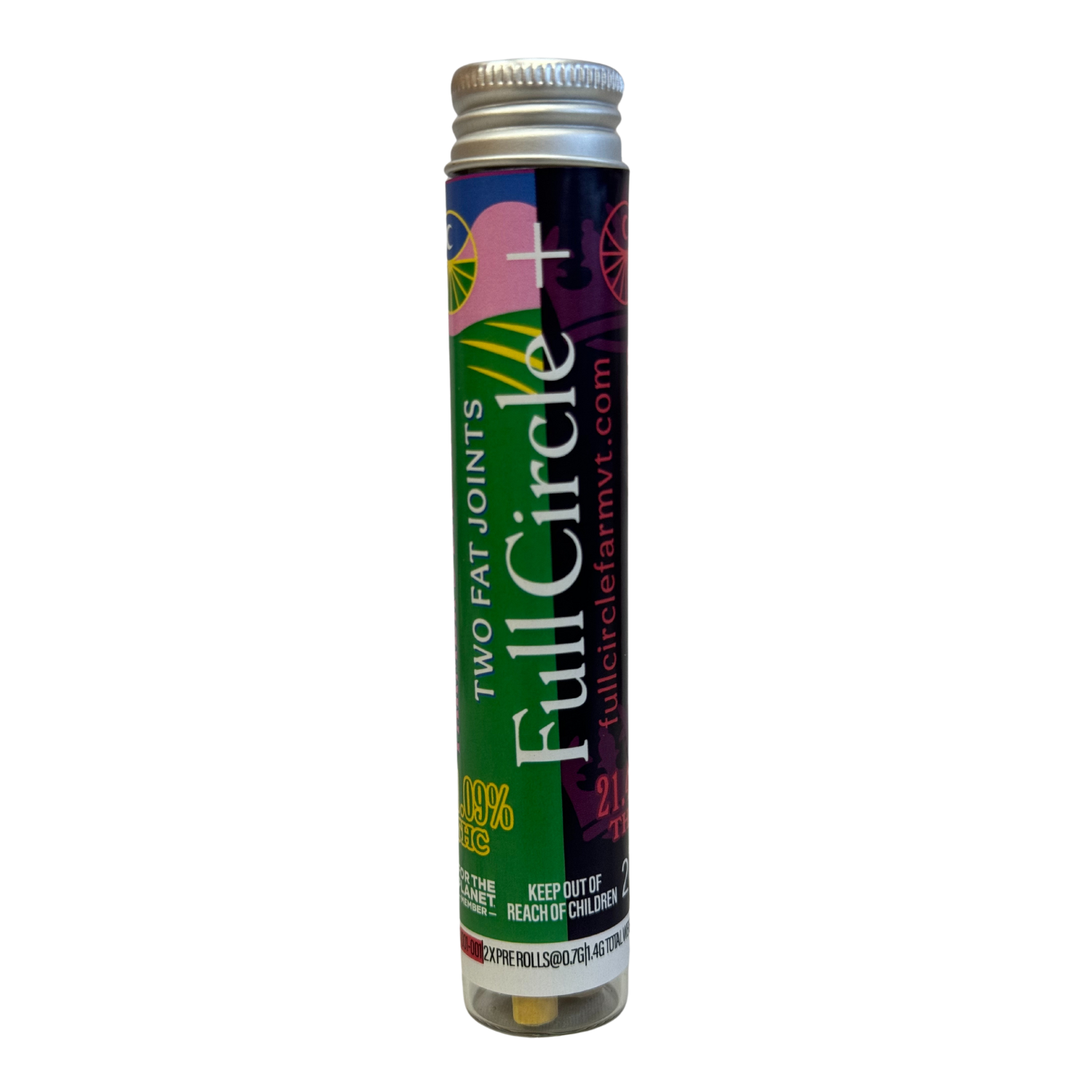 Photograph of Product: Farmer's Daughter I Two .7g Pre-rolls I Full Circle Farm